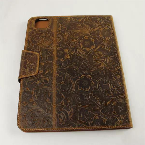 Gexmil Genuine Leather iPad Case New Fits Most Tablets 10.25x8