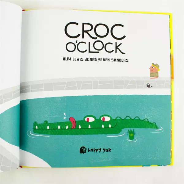 Croc O'Clock Hardcover Huw Lewis Jones Children's Book