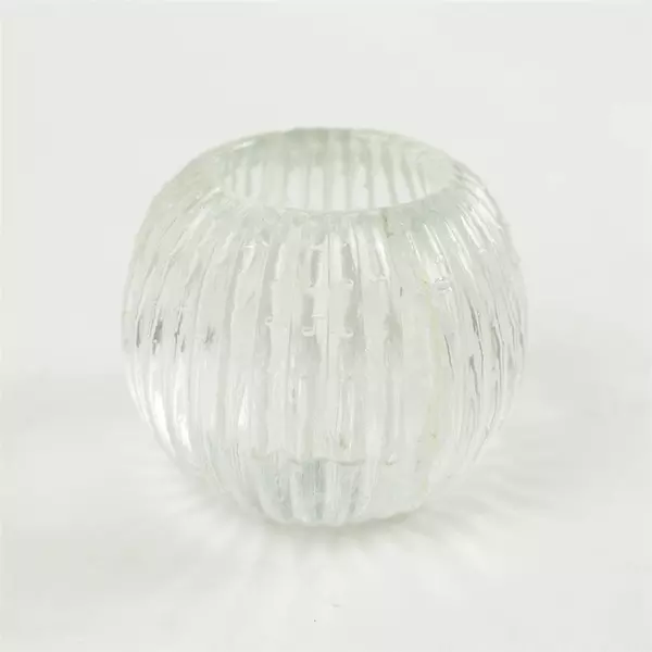 Cut Glass Votive Candle Holder Small 2.75in Decorative Bowl