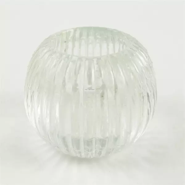 Cut Glass Votive Candle Holder Small 2.75in Decorative Bowl