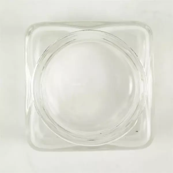 Vintage Clear Glass Apothecary Medicine Bottle w/ Screw Cap