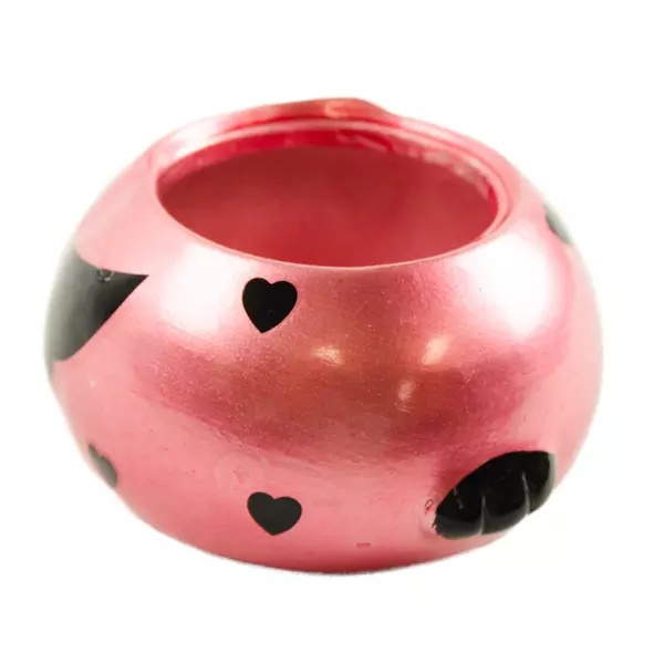 Vintage Rocket Farms Pink Owl Tealight Holder Succulent Planter 3.75"