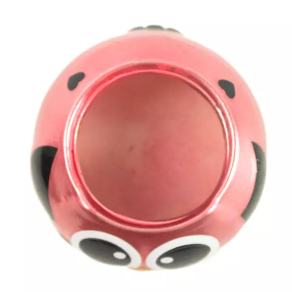 Vintage Rocket Farms Pink Owl Tealight Holder Succulent Planter 3.75"