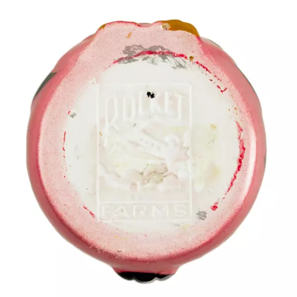 Vintage Rocket Farms Pink Owl Tealight Holder Succulent Planter 3.75"