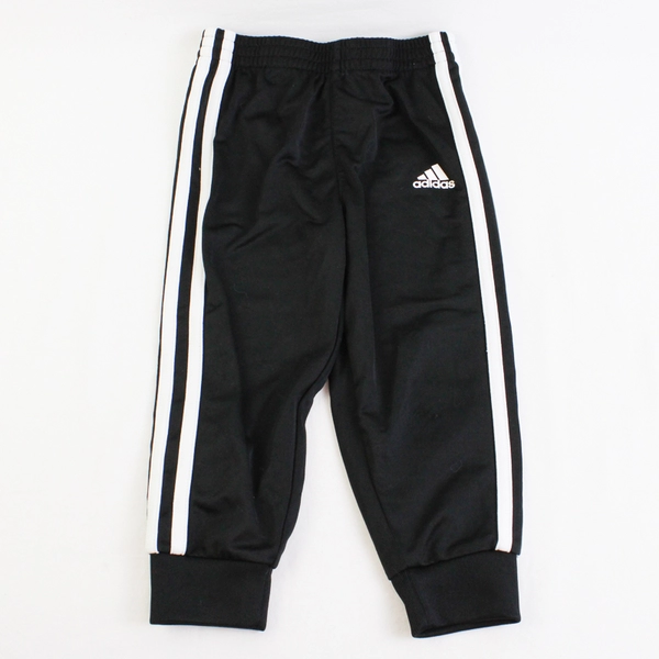 Adidas Baby Boys 2T Black And White Jogger Leg Style Pants