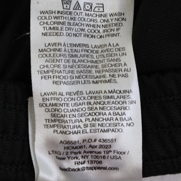 Adidas Baby Boys 2T Black And White Jogger Leg Style Pants