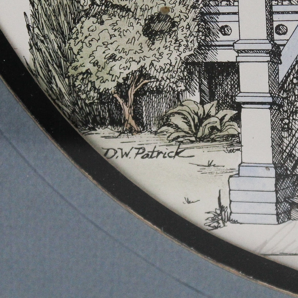 Debbie Patrick 2330 "H" Street Victorian House Sacramento CA Framed