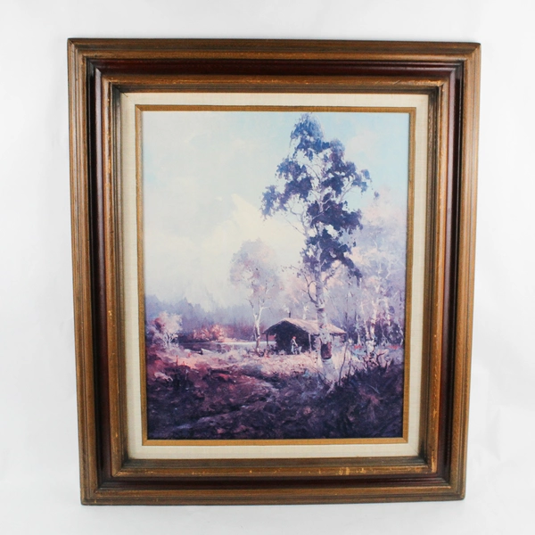 Sydney Laurence Mountain Cabin Alaska Print