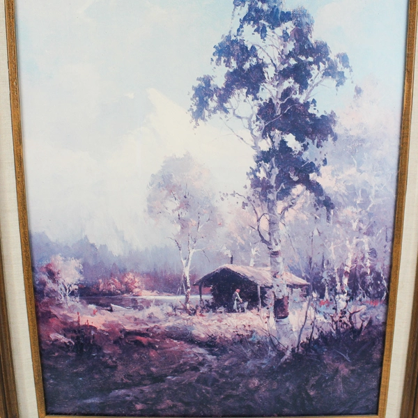 Sydney Laurence Mountain Cabin Alaska Print