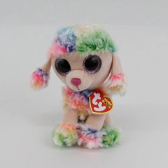2022 Ty Beanie Boos Rainbow Poodle 6" Plush w/Tag