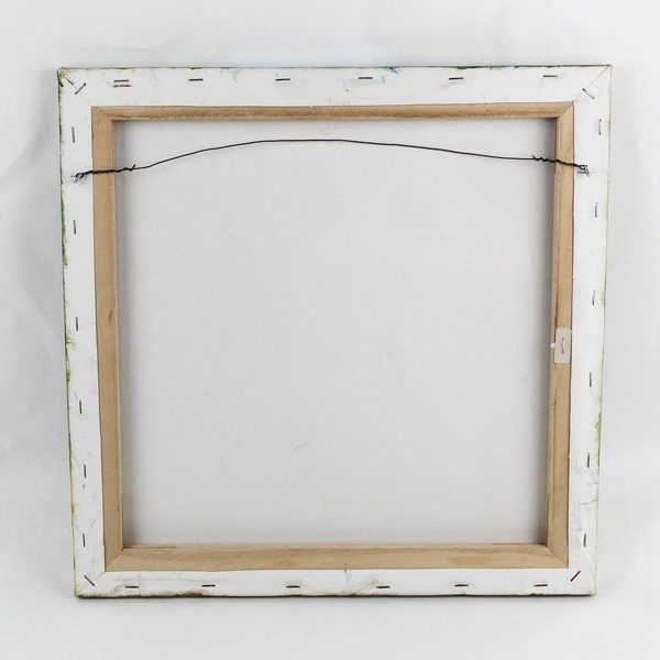 Oil Painting Stone Building Canvas 2011 Pat Domagalla Signed