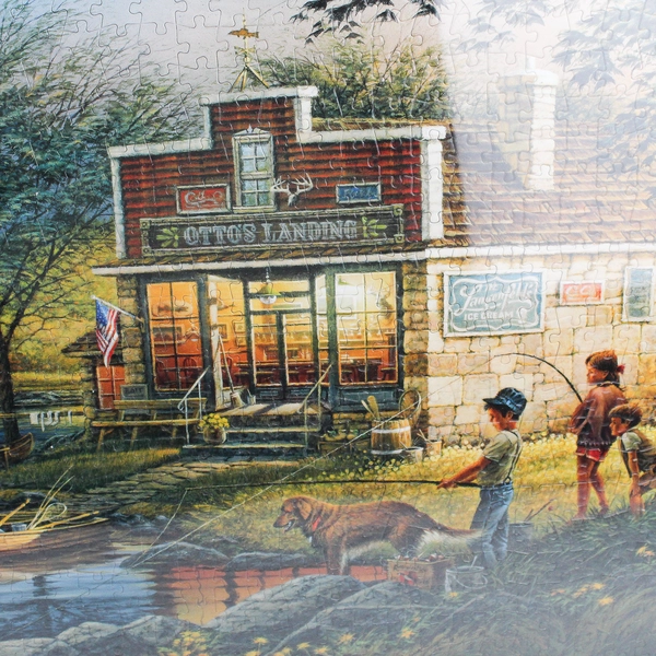 White Mountain Framed 1000 Piece Jigsaw Puzzle "Summertime" Terry Redlin