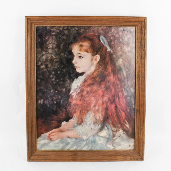 Little Irene Cahen d'Anvers by Auguste Renoir Wall Art Home Décor