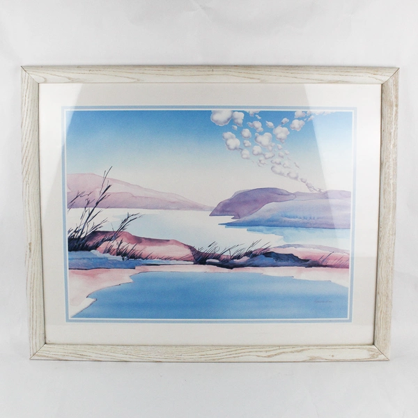 Framed & Matted Landscape Print Rosalinda Ramos 30.25x24.5 American Modernism
