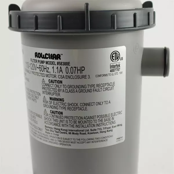 Bestway Flowclear 530 GPH Pool Filter Pump Above Ground New Open Box Untested