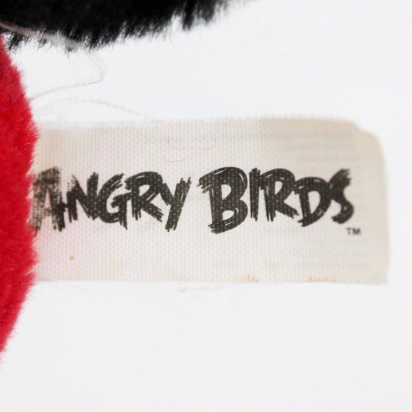 2010 Commonwealth Toys Angry Birds Plush Red Bird Plush 5"