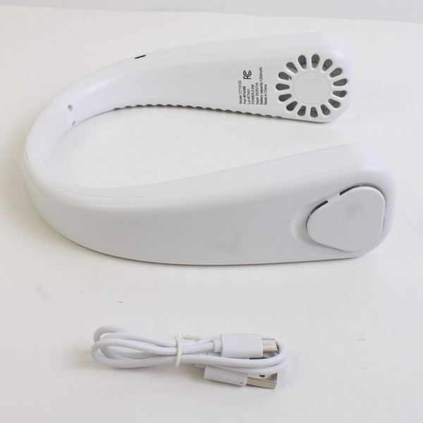 3-Speed Bladeless Hanging Neck Fan White FN09B TESTED WORKS