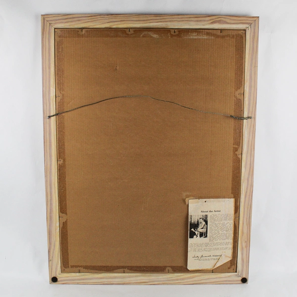 Judy Buswell Watercolors 1990 Framed Fine Art Print 927 Of 4000 Signed