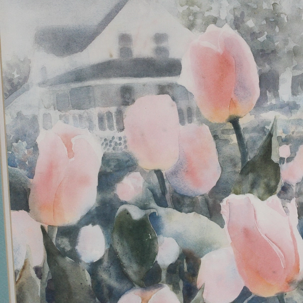 Judy Buswell Watercolors 1990 Framed Fine Art Print 927 Of 4000 Signed