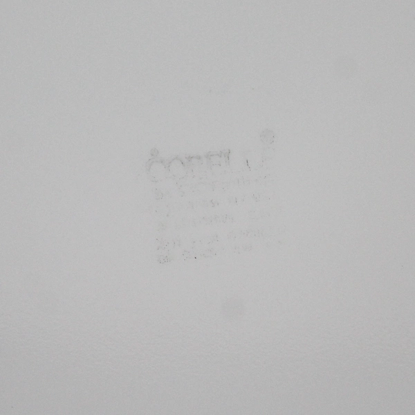 Lot of 3 Corelle Vitrelle Dazzling White Dinner Plates  10.25 Inch 