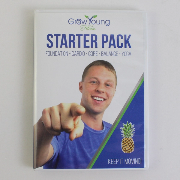 Grow Young Fitness Starter Pack Keep It Moving! (DVD, 2019) Deron Buboltz