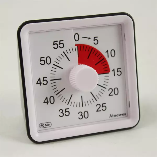 Ainowes 60-Minute Kitchen Timer 3in Compact