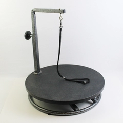 Master Equipment Small Pet Grooming Swivel Stand 18in Black Adjustable Height