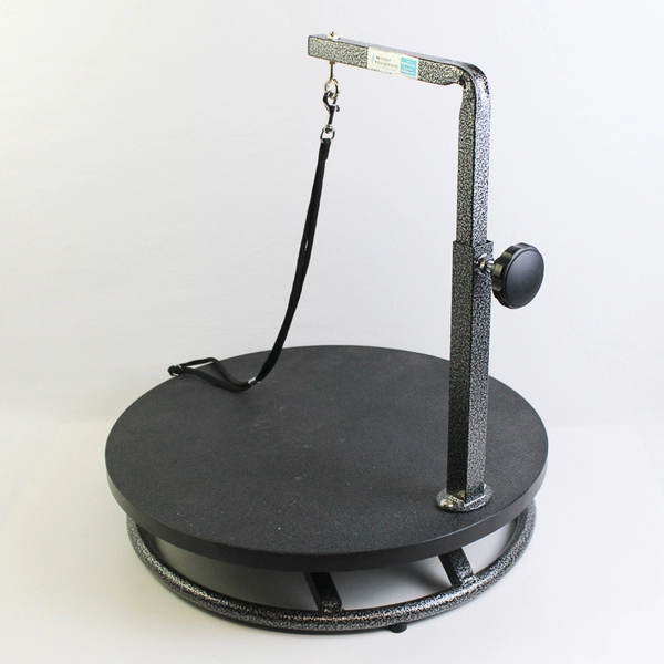 Master Equipment Small Pet Grooming Swivel Stand 18in Black Adjustable Height