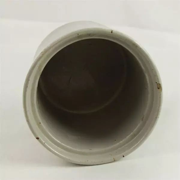 Ceramic Grease Jar No Lid 6 x 6 x 5.5in Kitchen Crock