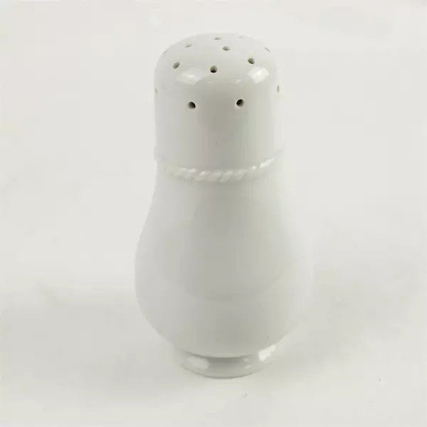 Regalia White Ceramic Salt Shaker 5.5in Pre-Owned Clean Classic