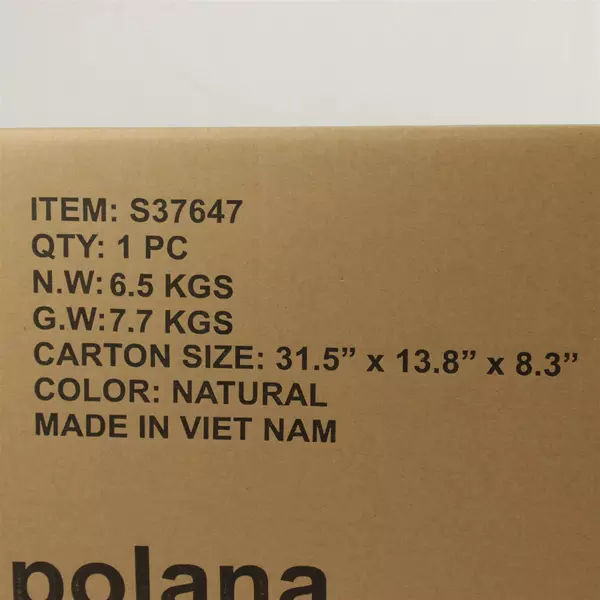 Upolana Teak Shower Bench Natural Finish Waterproof 31in x 14.5in New