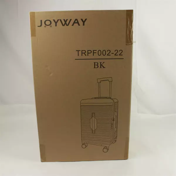 Joyway 22" Carry-On Hardside Luggage Black New with Tags Open Box
