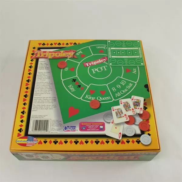 Tripoley Deluxe Game Michigan Rummy Hearts & Poker Bonus Buy