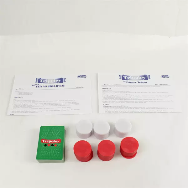 Tripoley Deluxe Game Michigan Rummy Hearts & Poker Bonus Buy