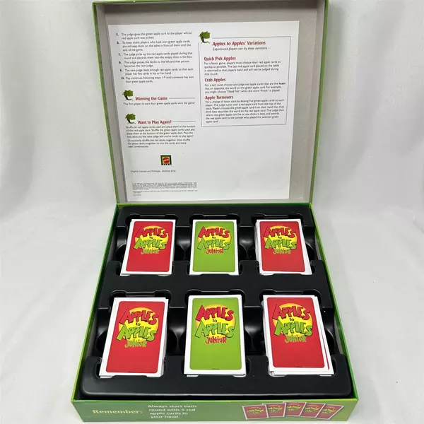 Mattel Apples to Apples Junior Card Game Very Good Family Party Game