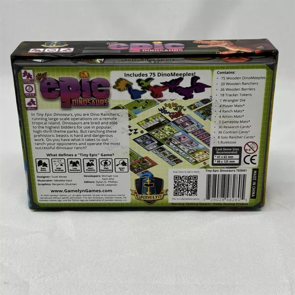 Gamelyn Games Tiny Epic Dinosaurs Board Game