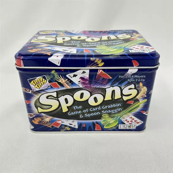 Spoons in Tin Card Game Party Travel Tin Edition
