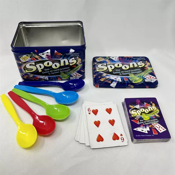 Spoons in Tin Card Game Party Travel Tin Edition