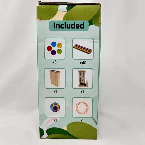 3-in-1 Montessori Wooden Board Game for Kids Educational Motor Skills Toy