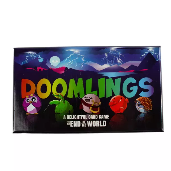 Doomlings Card Game Compact Box Party Game Very Good