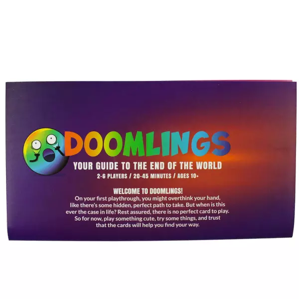 Doomlings Card Game Compact Box Party Game Very Good