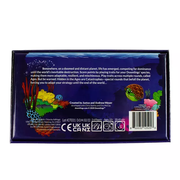 Doomlings Card Game Compact Box Party Game Very Good