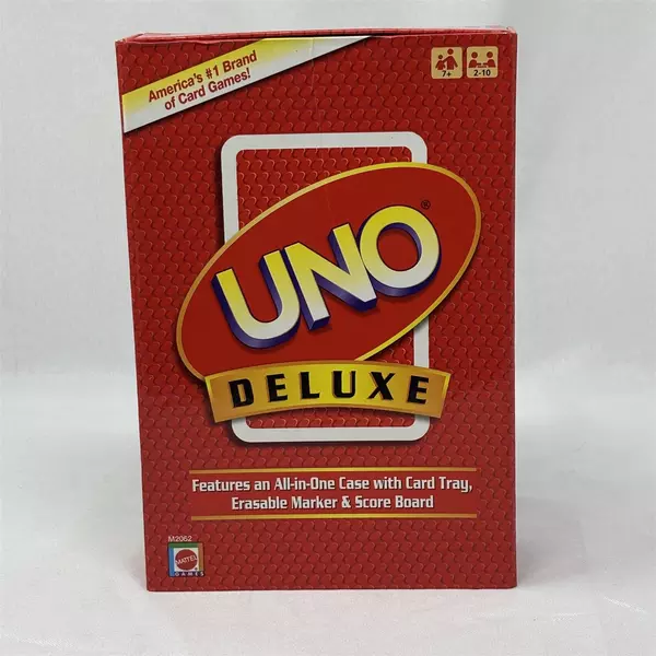 UNO Deluxe Card Game Complete Set for Family & Travel