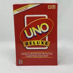 UNO Deluxe Card Game Complete Set for Family & Travel