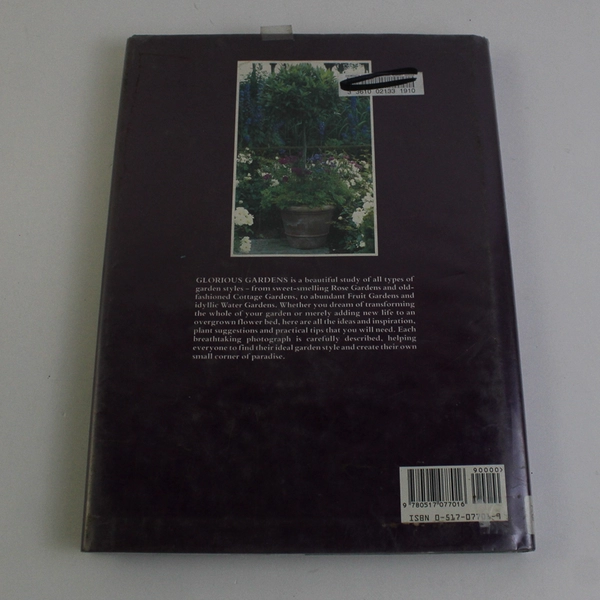 Glorious Gardens by Francesca Greenoak 1993 Hardcover DJ Previous Library Book