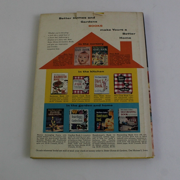 Better Homes & Gardens Salad Book Vintage 1958 Cookbook 350+ Recipes HC DJ