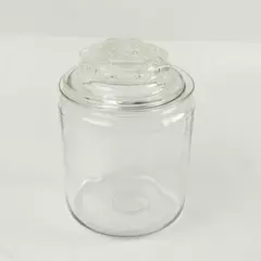 Anchor Hocking Heritage Hill Glass Apothecary Jar w/ Lid 7"
