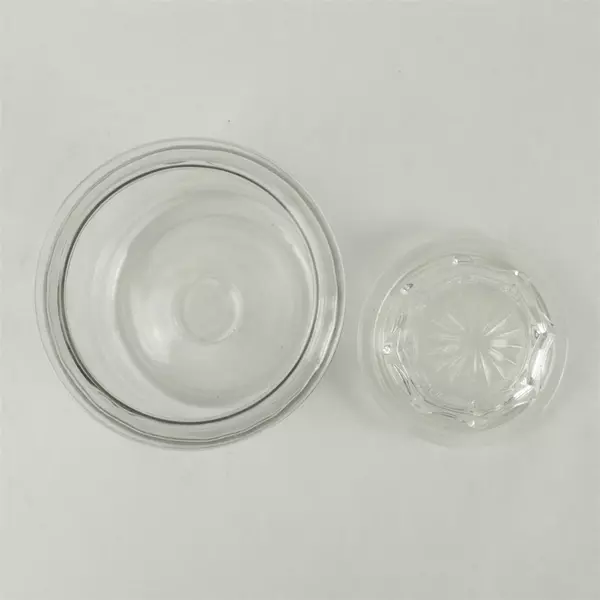 Anchor Hocking Heritage Hill Glass Apothecary Jar w/ Lid 7"