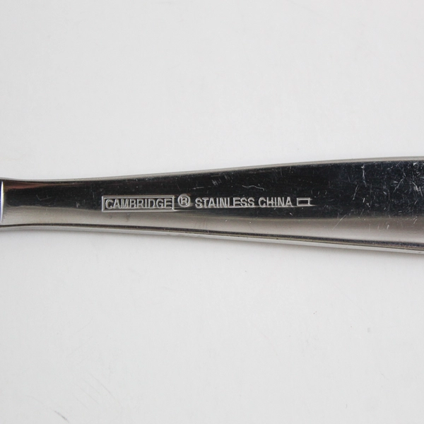 Lot of 5 Cambridge Silver Metro-Sand Pattern Salad Forks SS 6.75" Rare HTF