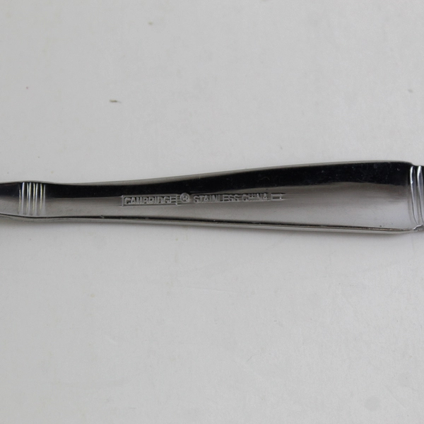 Lot of 3 Cambridge Silver Metro-Sand Pattern Teaspoons SS 6.25" Rare HTF